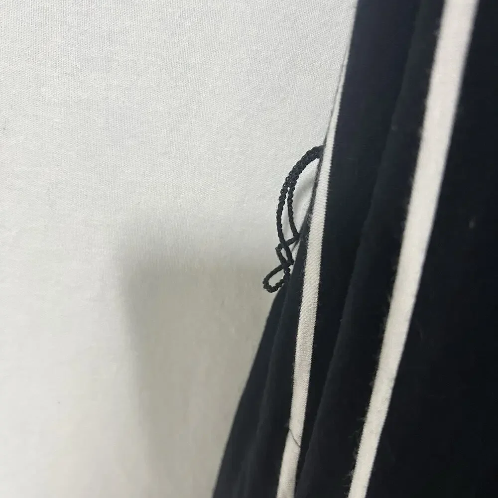 SOMA Super Soft Maxi Bra Dress Striped Size XL Black White Resort Wear Stretch - Picture 4 of 12